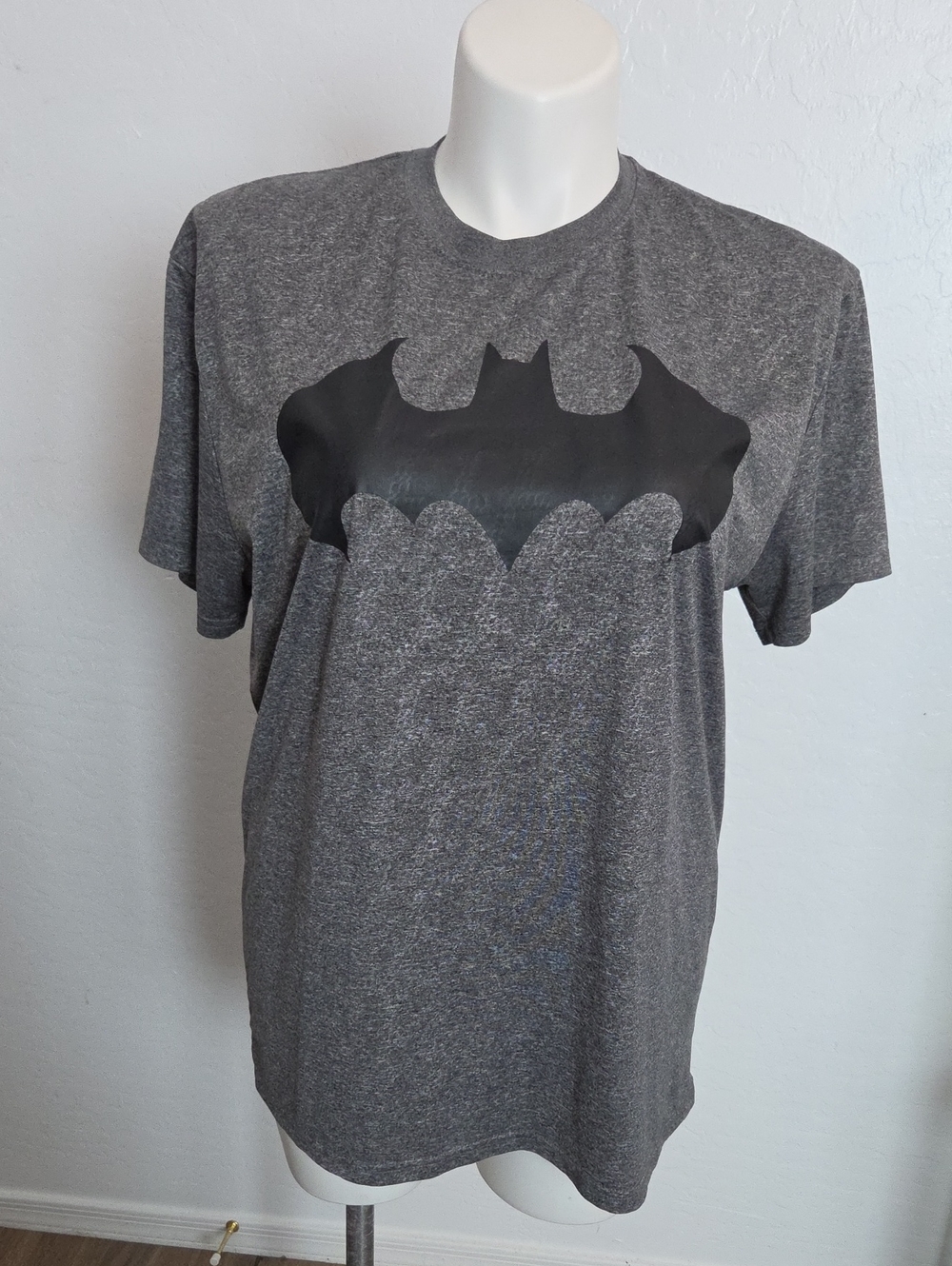 Batman Gray and Black Logo Tee
